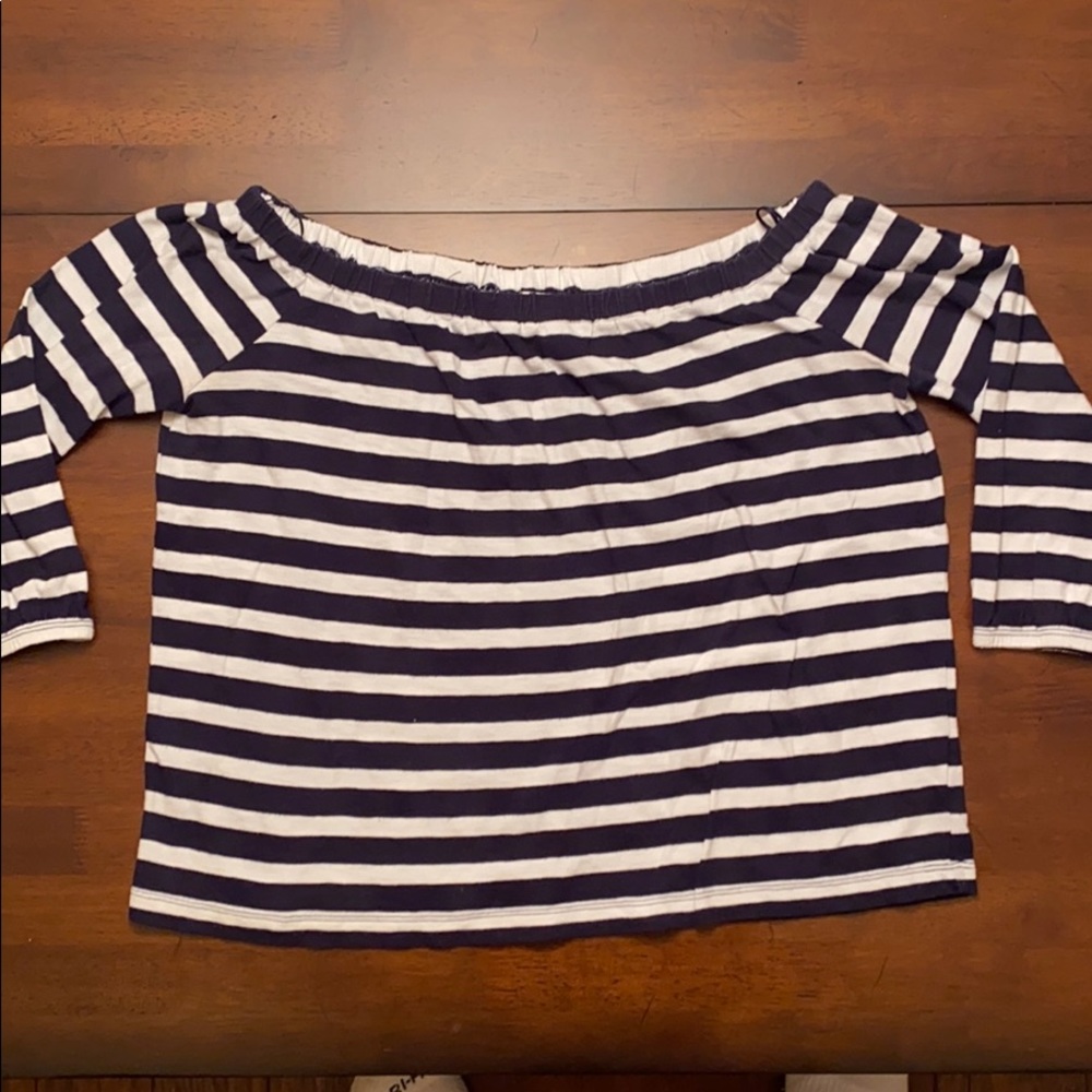 Off the shoulder shirt